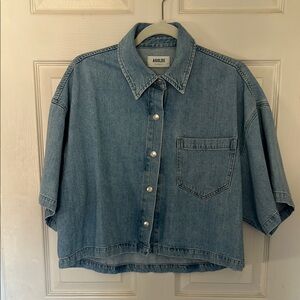 AGOLDE Denim Button-Up Shirt